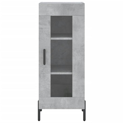 vidaXL Sideboard Concrete Grey 34,5x34x90 cm Engineered Wood