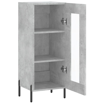 vidaXL Sideboard Concrete Grey 34,5x34x90 cm Engineered Wood