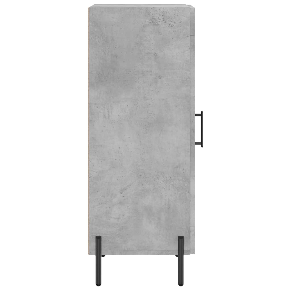 vidaXL Sideboard Concrete Grey 34,5x34x90 cm Engineered Wood