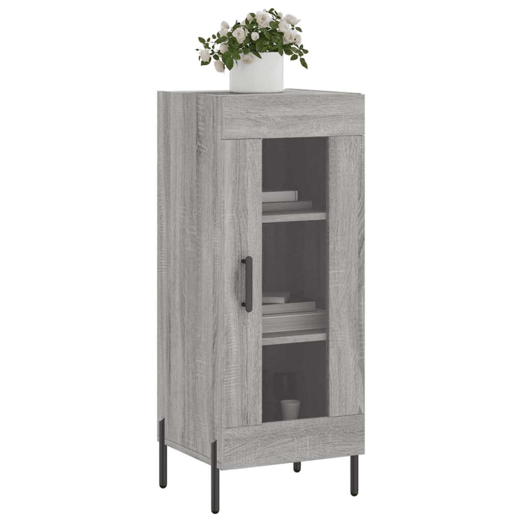 vidaXL Sideboard Grey Sonoma 34,5x34x90 cm Engineered Wood