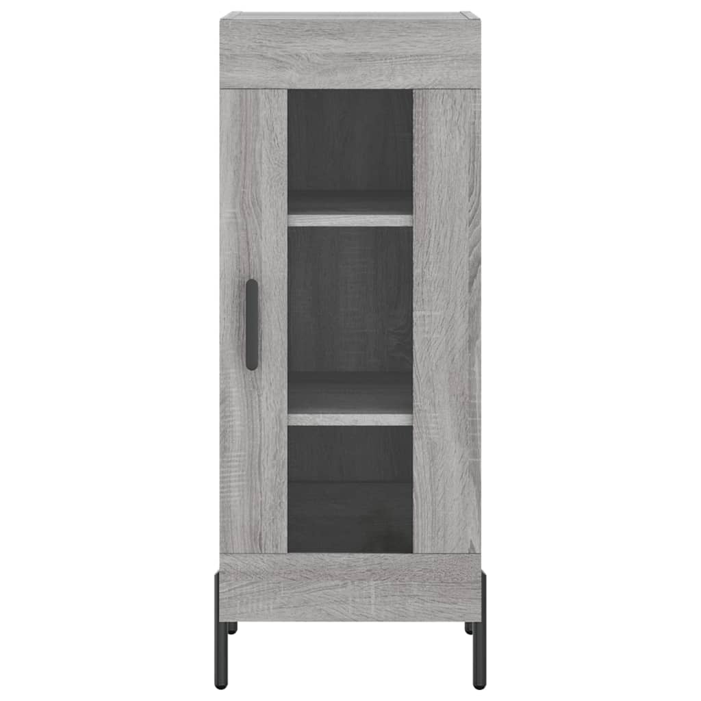 vidaXL Sideboard Grey Sonoma 34,5x34x90 cm Engineered Wood