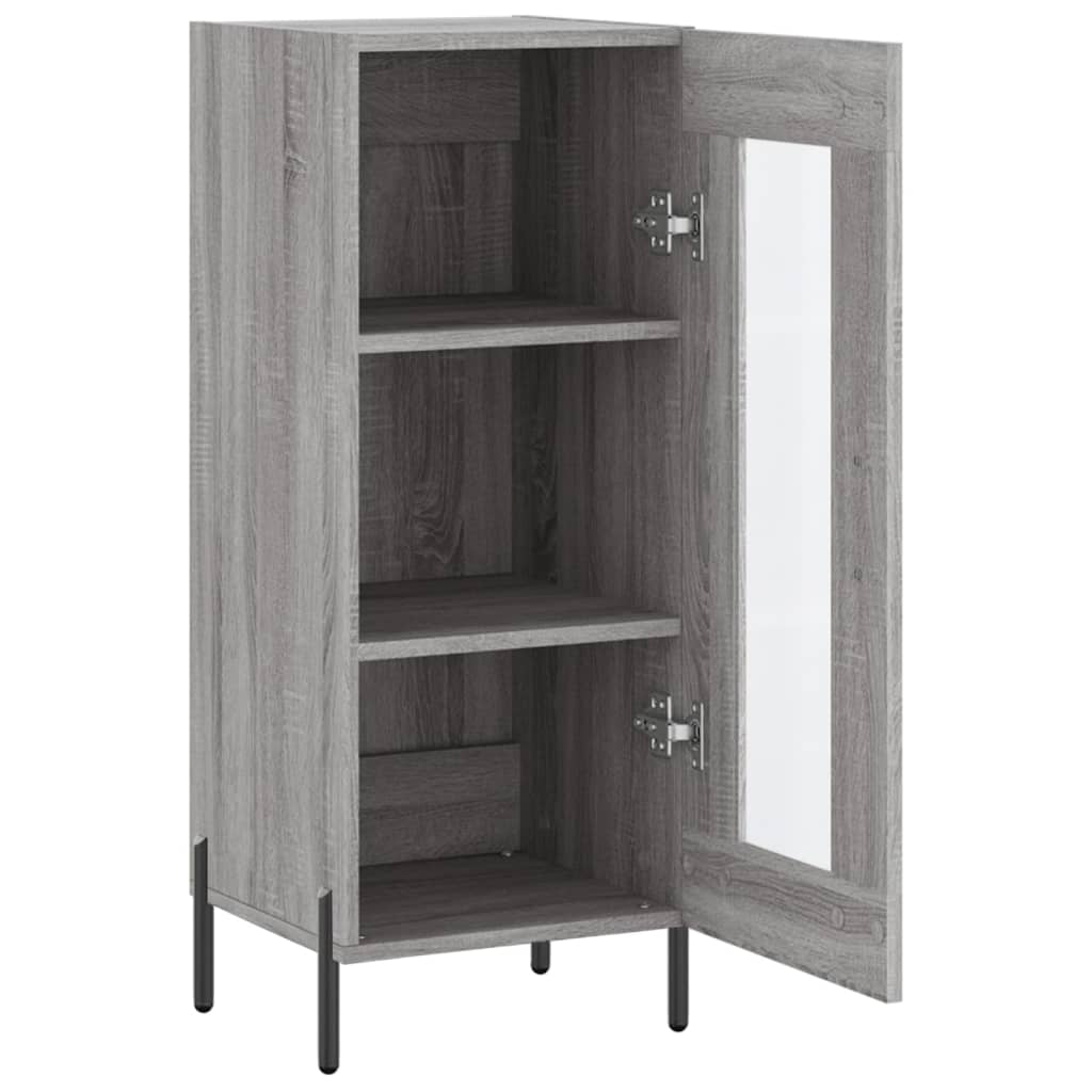 vidaXL Sideboard Grey Sonoma 34,5x34x90 cm Engineered Wood