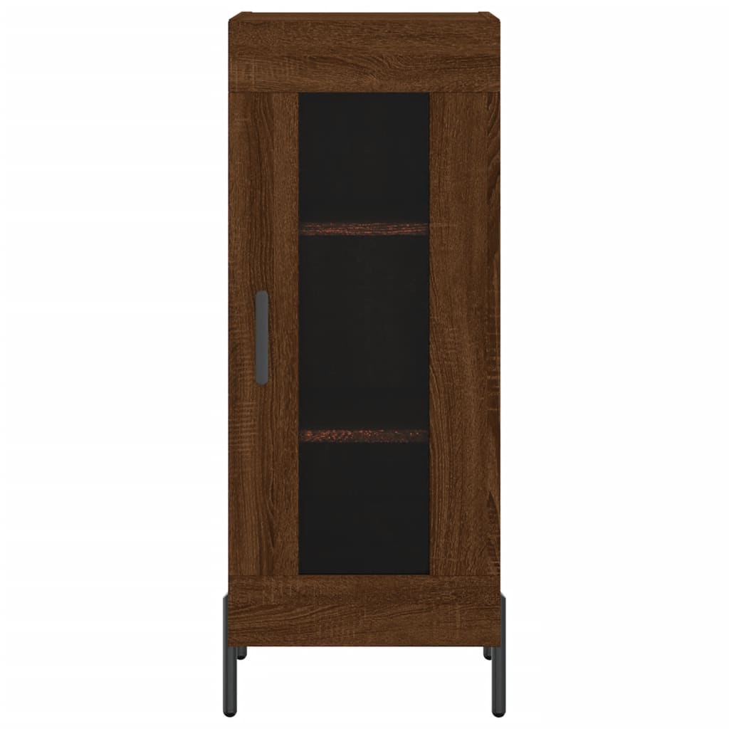 vidaXL Sideboard Brown Oak 34,5x34x90 cm Engineered Wood
