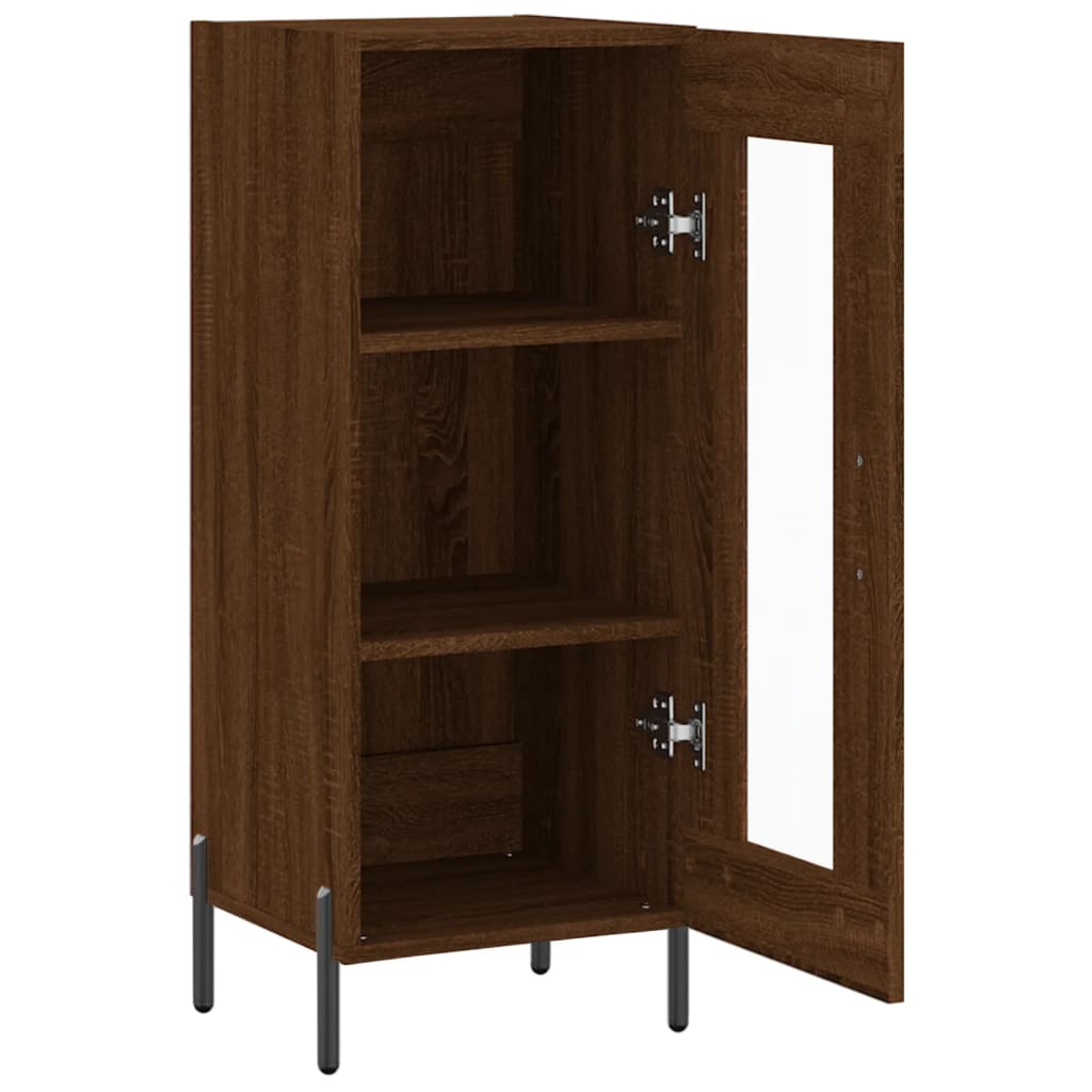 vidaXL Sideboard Brown Oak 34,5x34x90 cm Engineered Wood