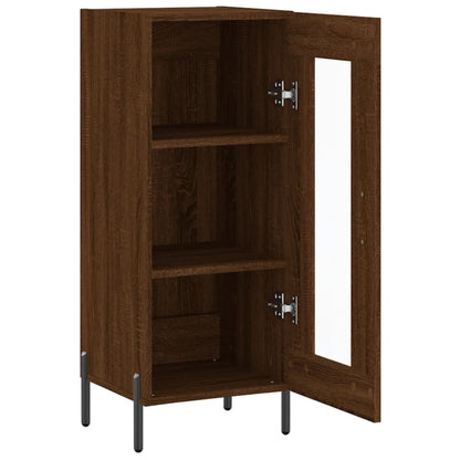 vidaXL Sideboard Brown Oak 34,5x34x90 cm Engineered Wood