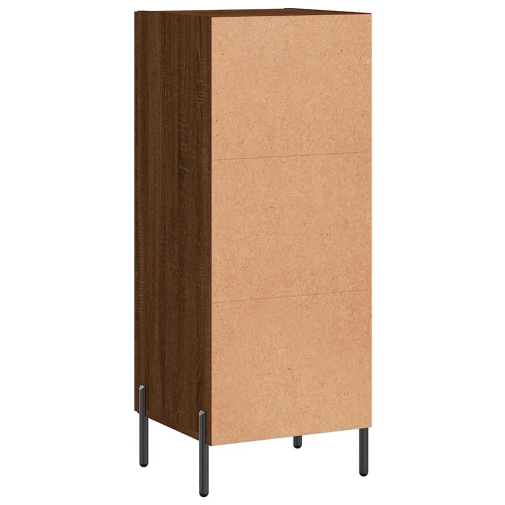 vidaXL Sideboard Brown Oak 34,5x34x90 cm Engineered Wood