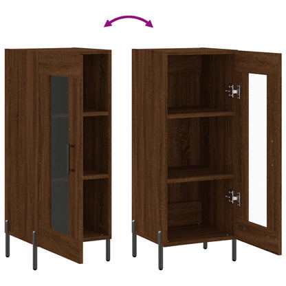 vidaXL Sideboard Brown Oak 34,5x34x90 cm Engineered Wood