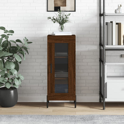 vidaXL Sideboard Brown Oak 34,5x34x90 cm Engineered Wood