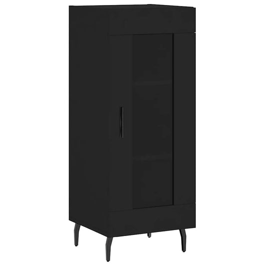 vidaXL Sideboard Black 34.5x34x90 cm Engineered Wood