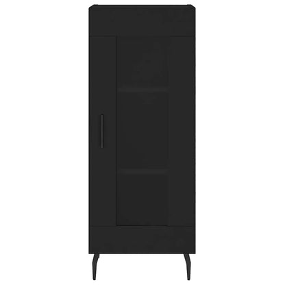 vidaXL Sideboard Black 34.5x34x90 cm Engineered Wood