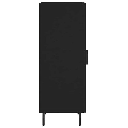 vidaXL Sideboard Black 34.5x34x90 cm Engineered Wood