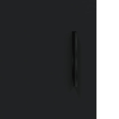 vidaXL Sideboard Black 34.5x34x90 cm Engineered Wood