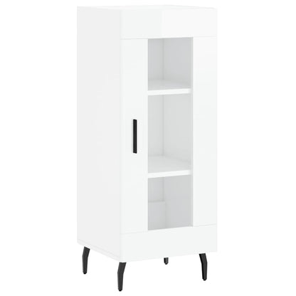 vidaXL Sideboard High Gloss White 34,5x34x90 cm Engineered Wood