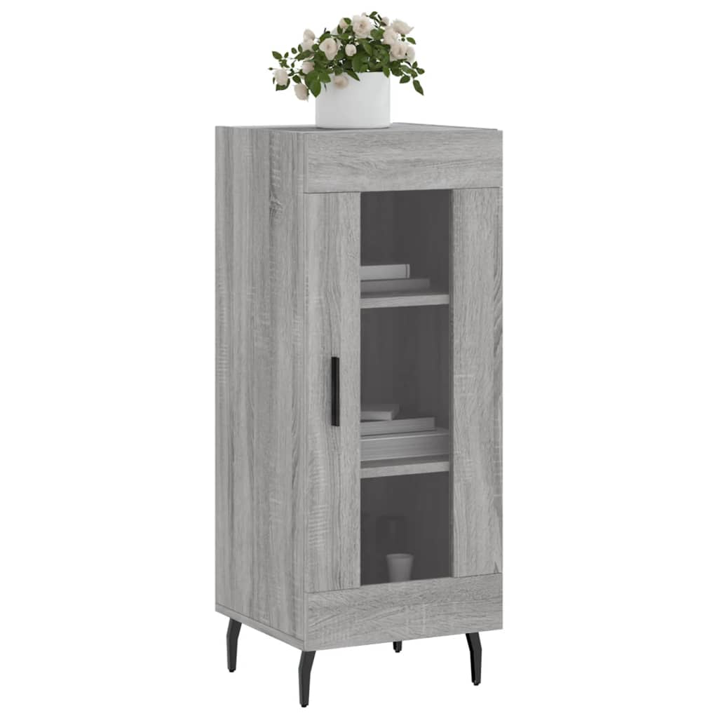 vidaXL Sideboard Grey Sonoma 34,5x34x90 cm Engineered Wood