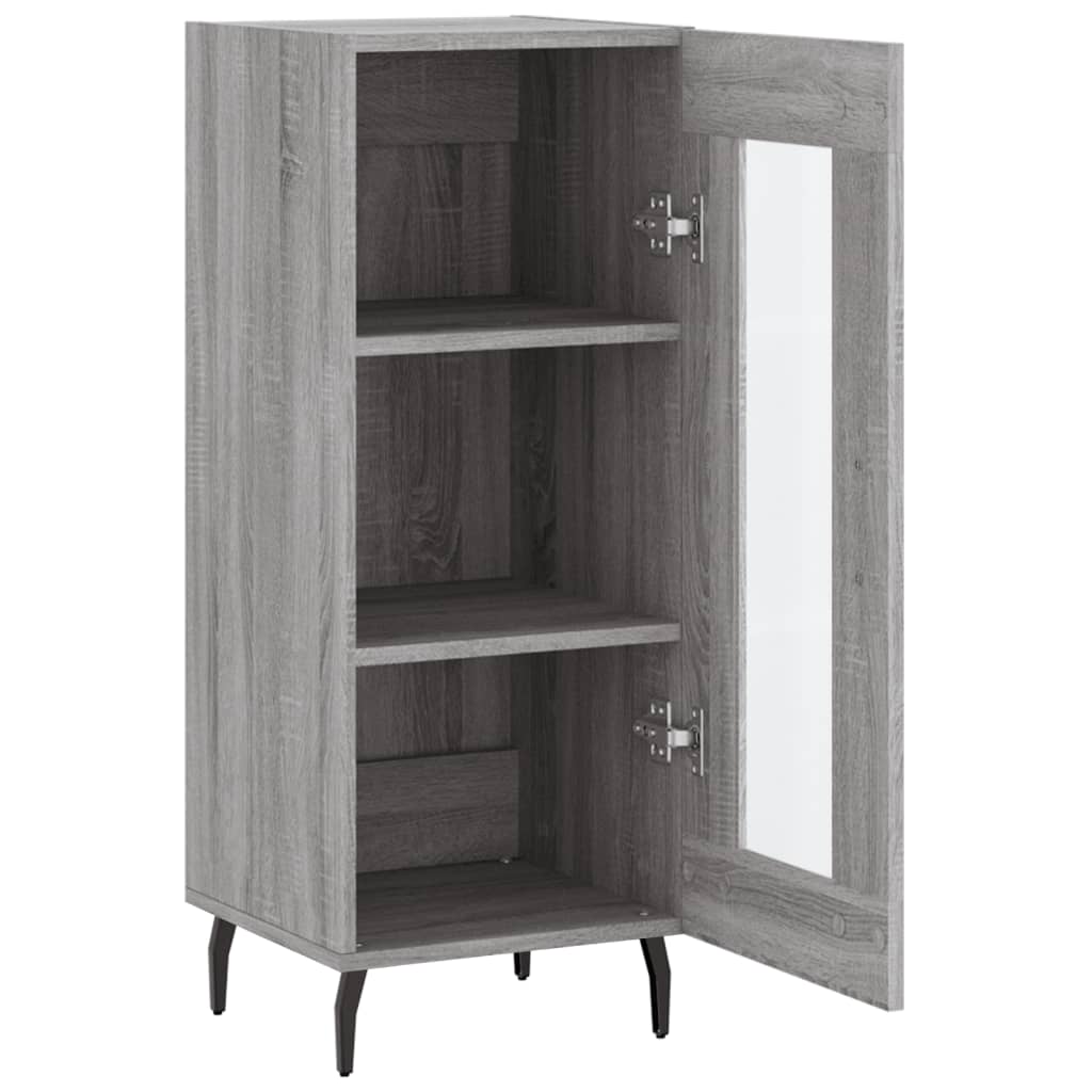 vidaXL Sideboard Grey Sonoma 34,5x34x90 cm Engineered Wood