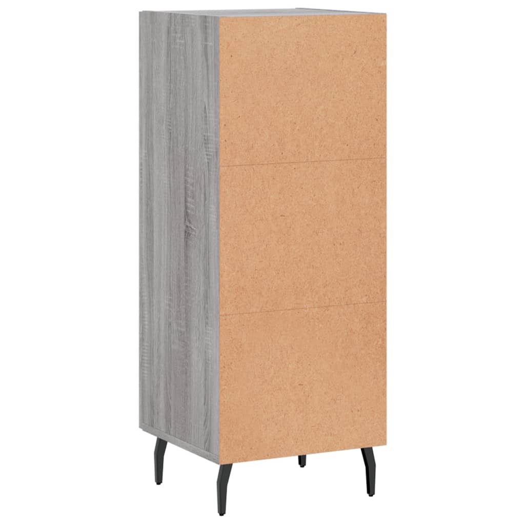 vidaXL Sideboard Grey Sonoma 34,5x34x90 cm Engineered Wood