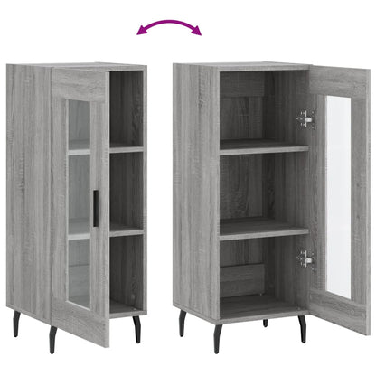 vidaXL Sideboard Grey Sonoma 34,5x34x90 cm Engineered Wood