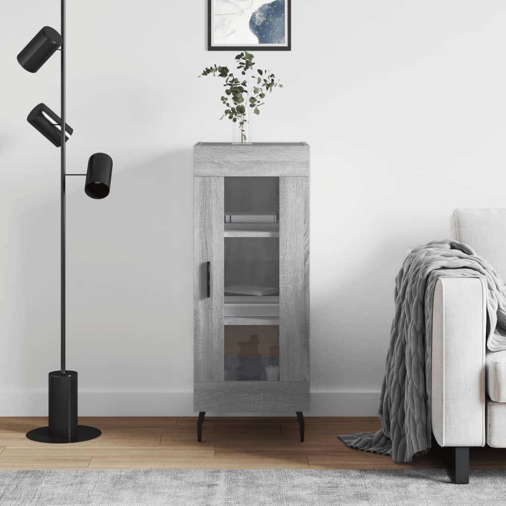 vidaXL Sideboard Grey Sonoma 34,5x34x90 cm Engineered Wood