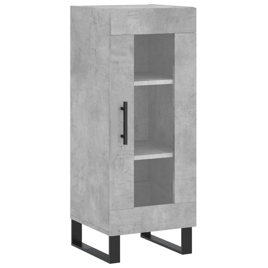 vidaXL Sideboard Concrete Grey 34.5x34x90 cm Engineered Wood