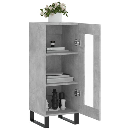 vidaXL Sideboard Concrete Grey 34.5x34x90 cm Engineered Wood