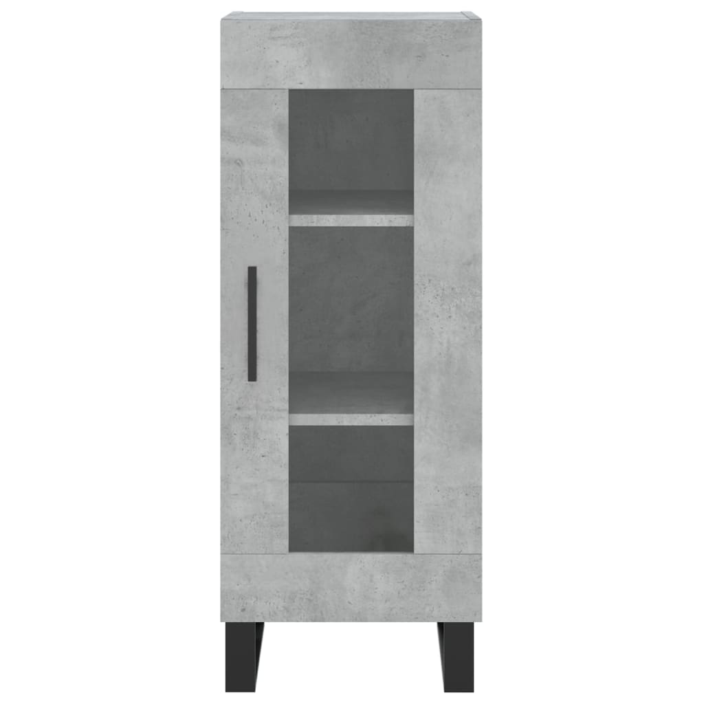 vidaXL Sideboard Concrete Grey 34.5x34x90 cm Engineered Wood