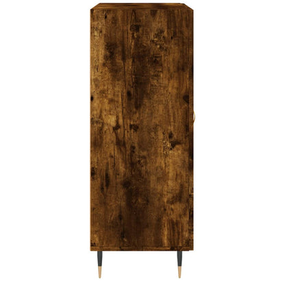 vidaXL Sideboard Smoked Oak 69.5x34x90 cm Engineered Wood