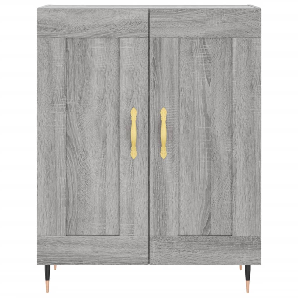 vidaXL Sideboard Grey Sonoma 69.5x34x90 cm Engineered Wood