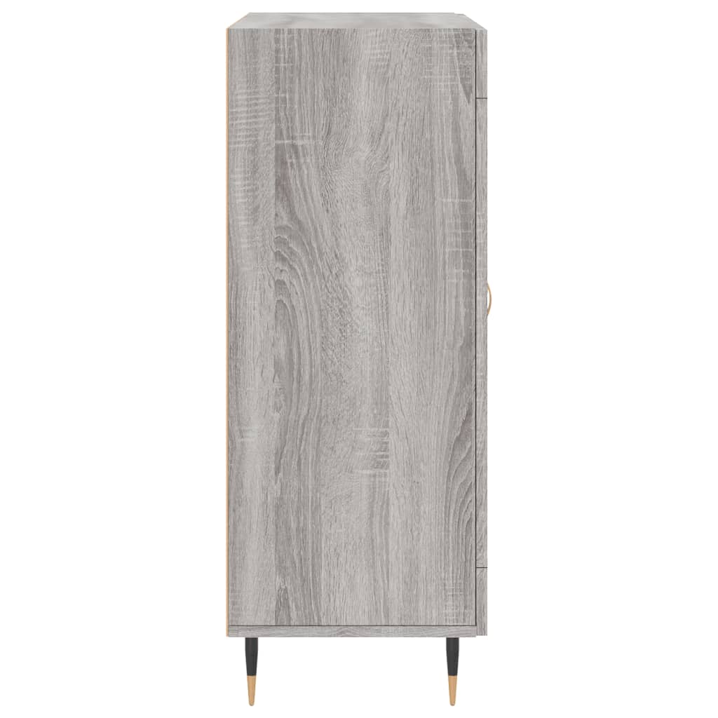 vidaXL Sideboard Grey Sonoma 69.5x34x90 cm Engineered Wood