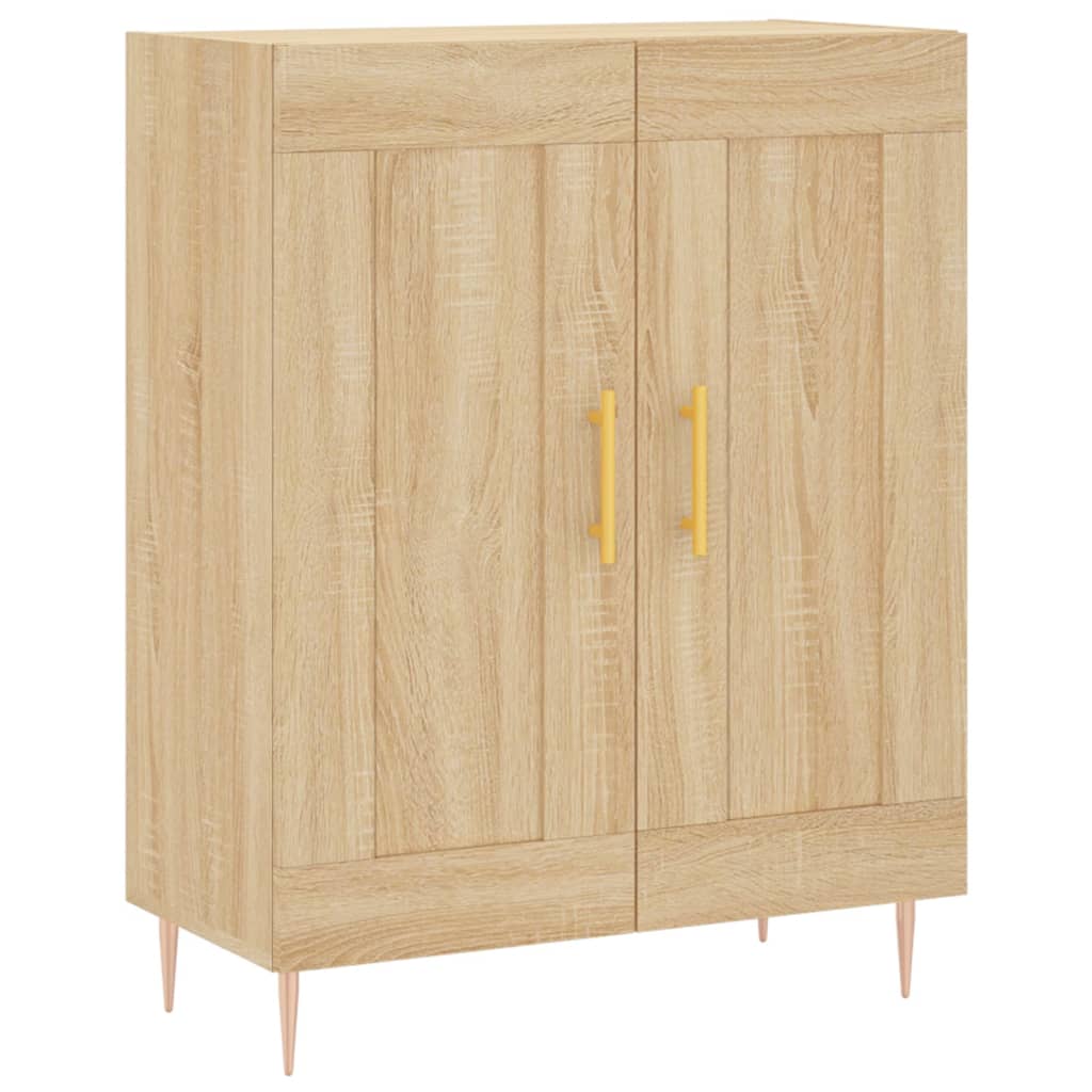 vidaXL Sideboard Sonoma Oak 69.5x34x90 cm Engineered Wood