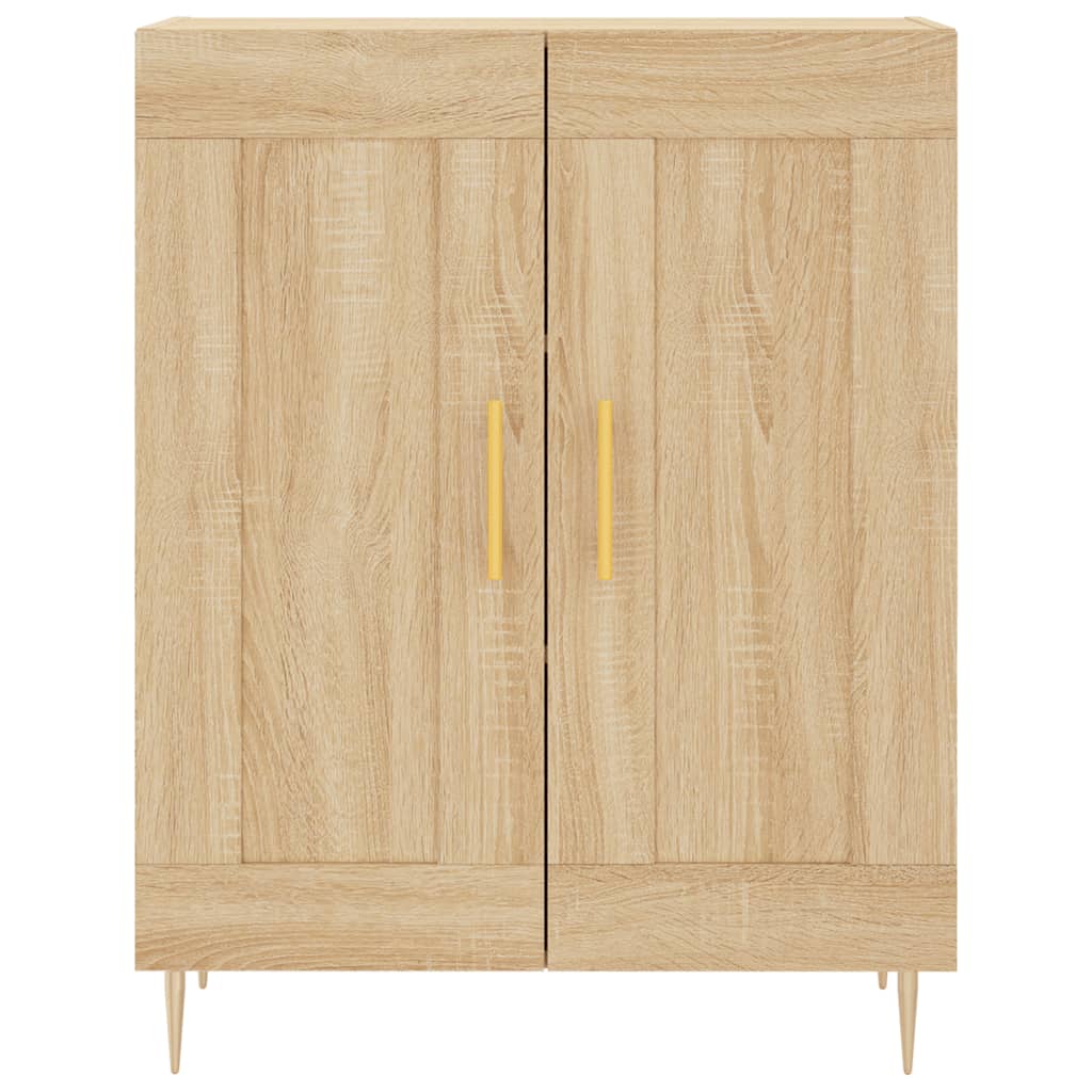 vidaXL Sideboard Sonoma Oak 69.5x34x90 cm Engineered Wood