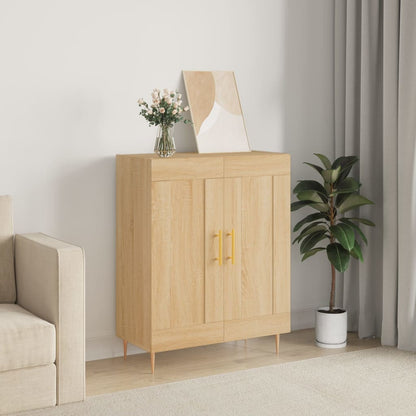 vidaXL Sideboard Sonoma Oak 69.5x34x90 cm Engineered Wood