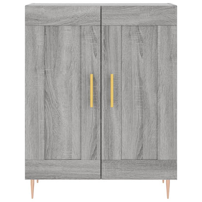 vidaXL Sideboard Grey Sonoma 69.5x34x90 cm Engineered Wood
