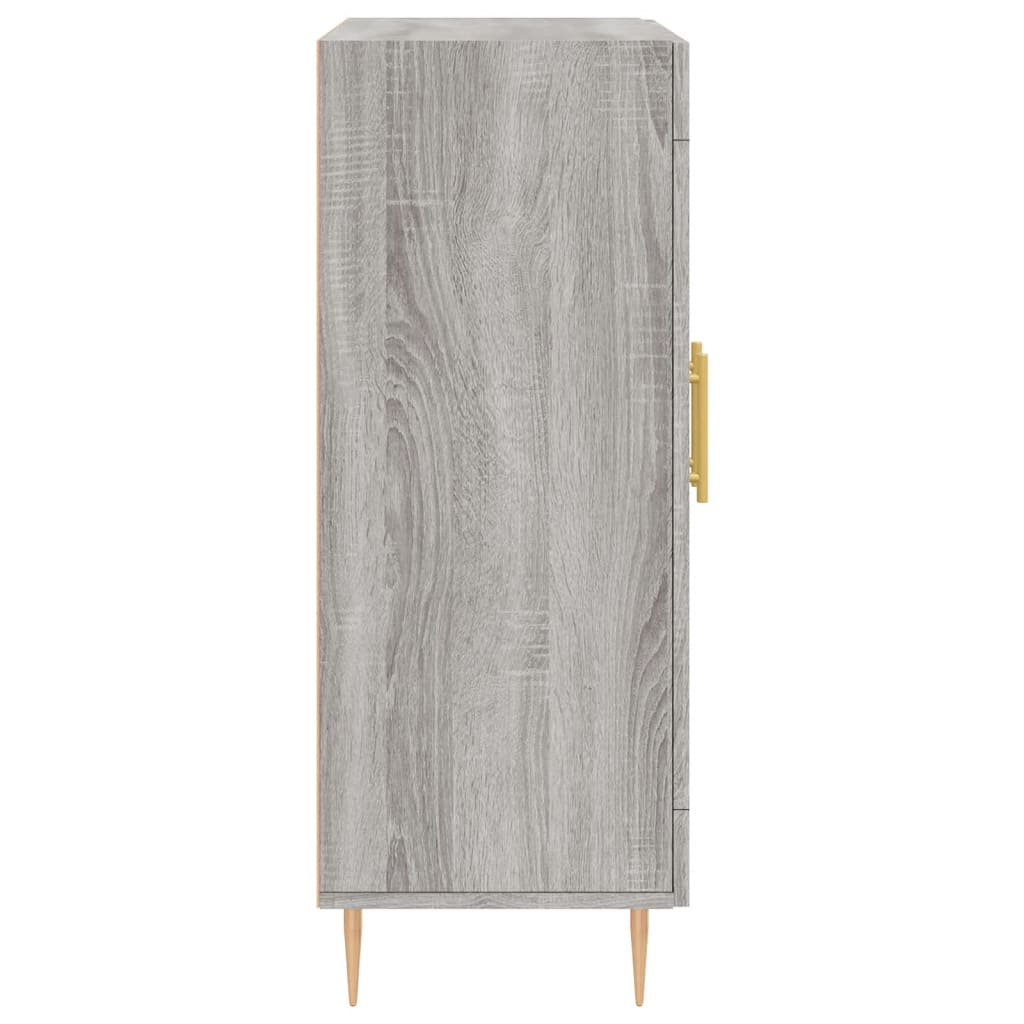 vidaXL Sideboard Grey Sonoma 69.5x34x90 cm Engineered Wood