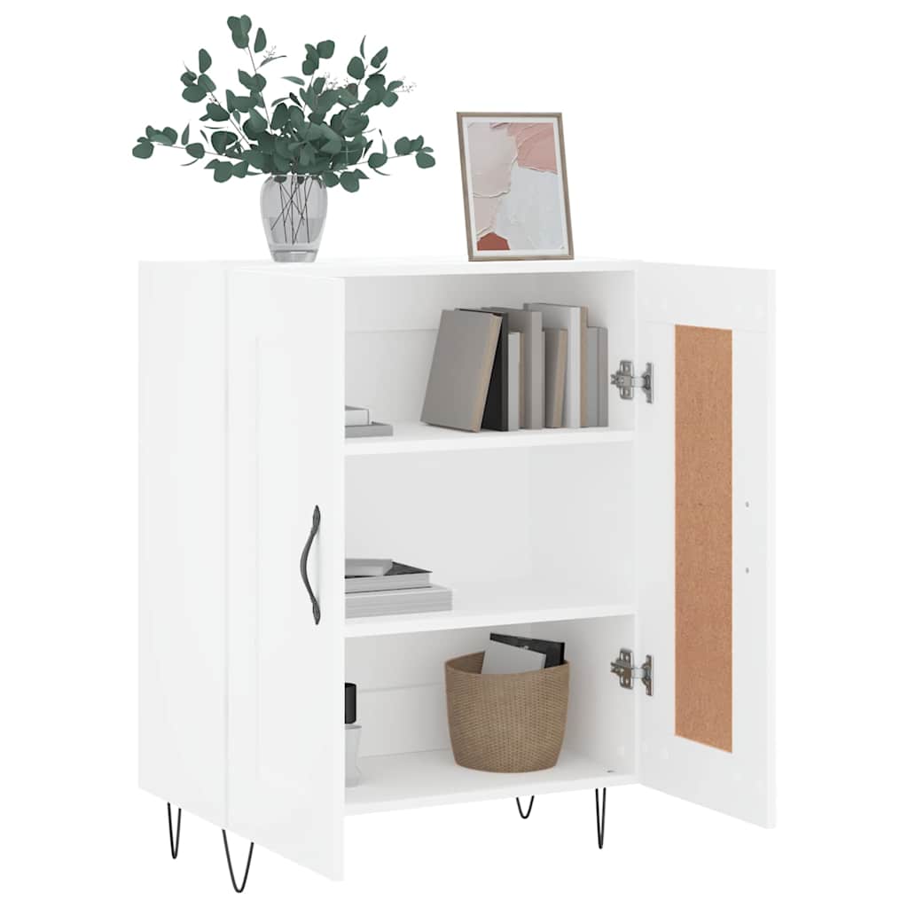 vidaXL Sideboard White 69,5x34x90 cm Engineered Wood