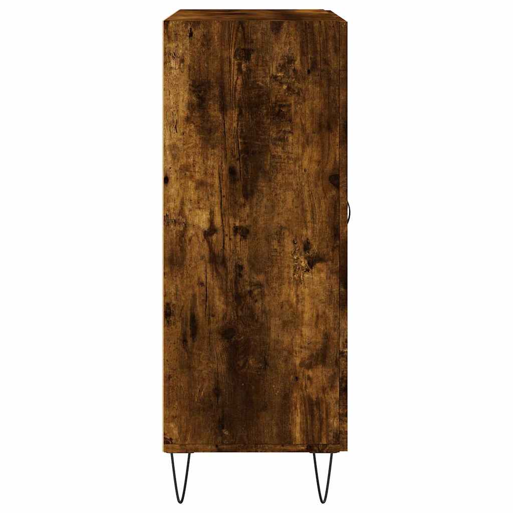 vidaXL Sideboard Smoked oak 69.5 x 34 x 90 cm Engineered wood