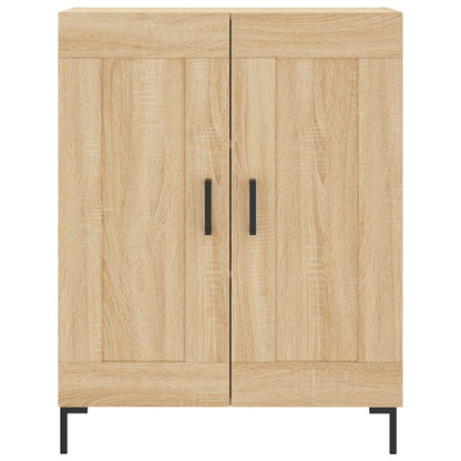 vidaXL Sideboard Sonoma Oak 69,5x34x90 cm Engineered Wood