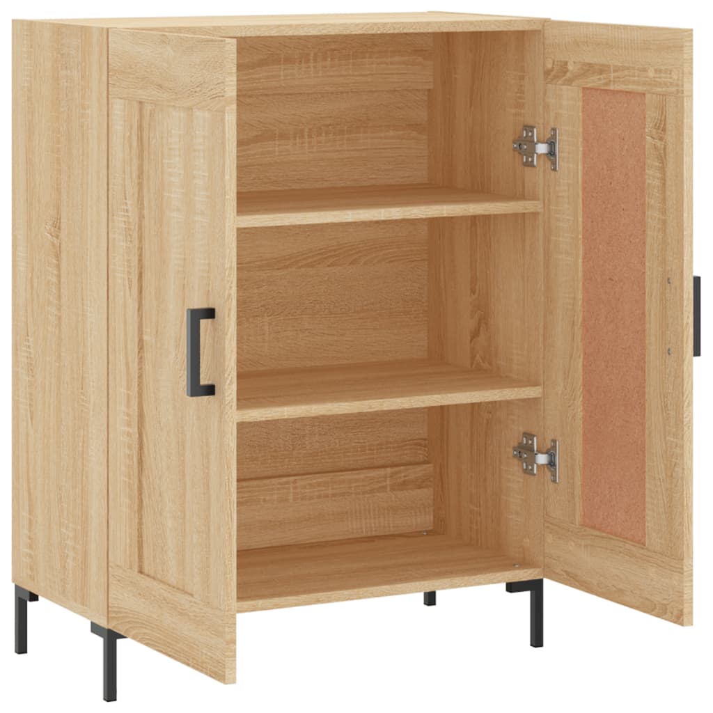 vidaXL Sideboard Sonoma Oak 69,5x34x90 cm Engineered Wood