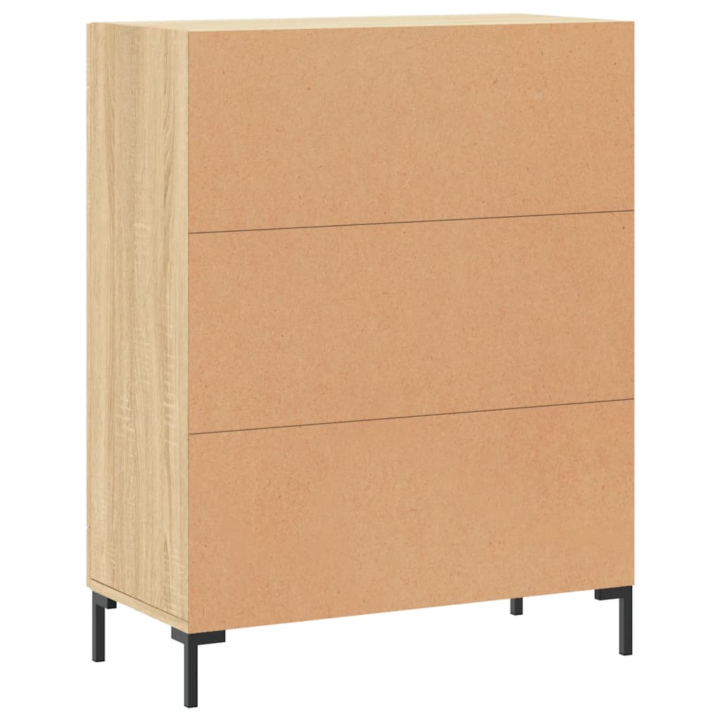 vidaXL Sideboard Sonoma Oak 69,5x34x90 cm Engineered Wood