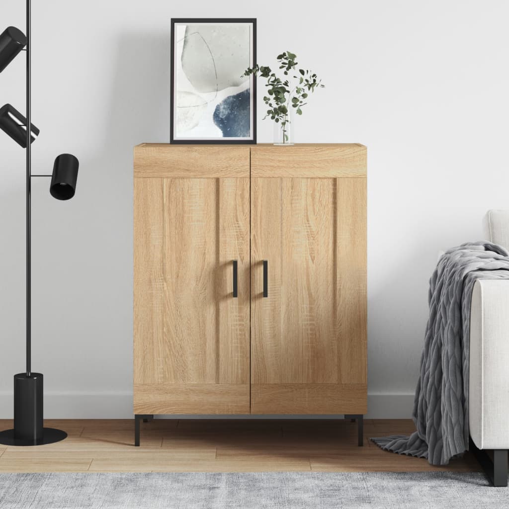 vidaXL Sideboard Sonoma Oak 69,5x34x90 cm Engineered Wood