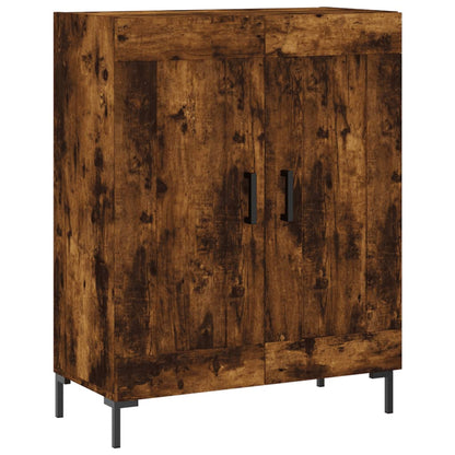 vidaXL Sideboard Smoked Oak 69,5x34x90 cm Engineered Wood
