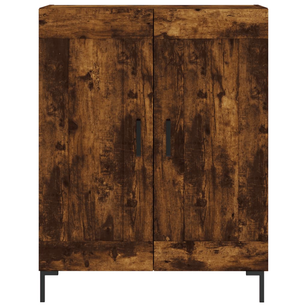 vidaXL Sideboard Smoked Oak 69,5x34x90 cm Engineered Wood
