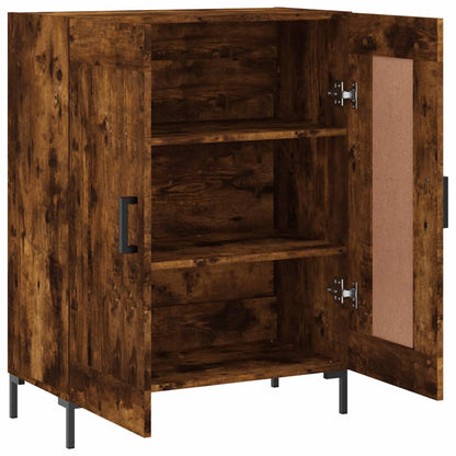 vidaXL Sideboard Smoked Oak 69,5x34x90 cm Engineered Wood