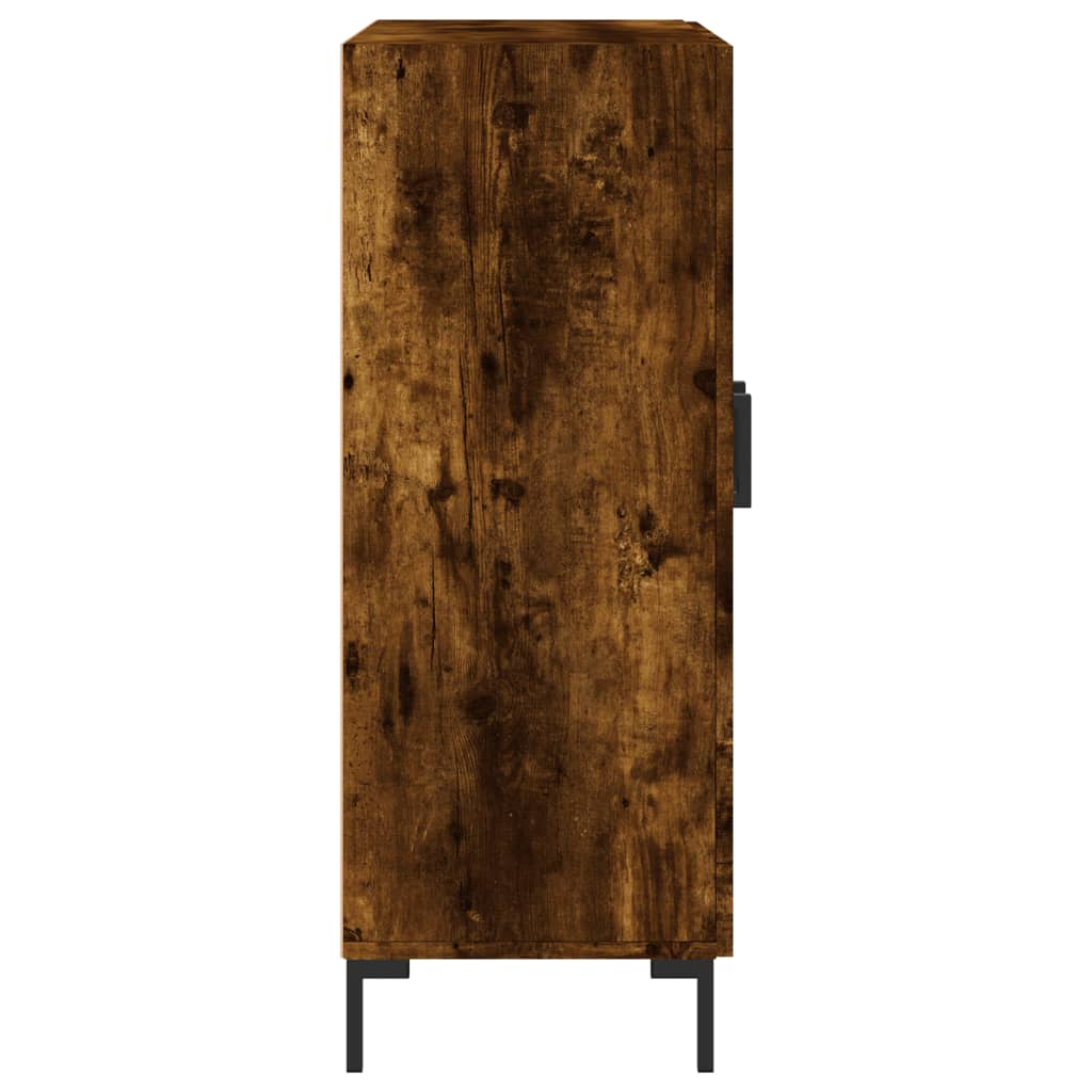 vidaXL Sideboard Smoked Oak 69,5x34x90 cm Engineered Wood