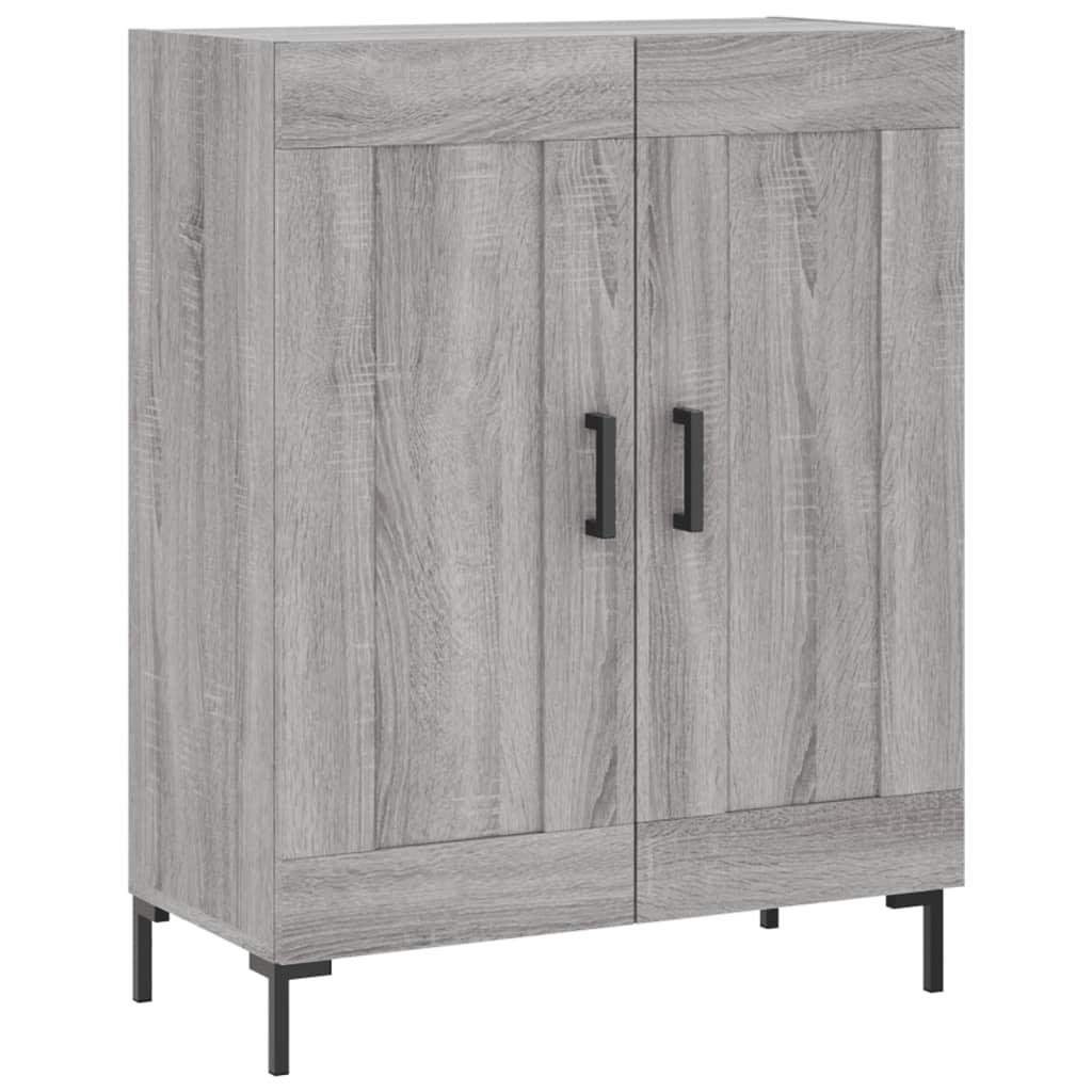 vidaXL Sideboard Grey Sonoma 69.5x34x90 cm Engineered Wood