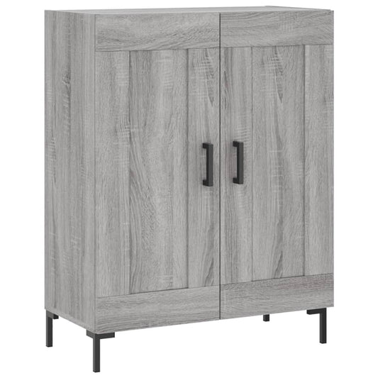 vidaXL Sideboard Grey Sonoma 69.5x34x90 cm Engineered Wood