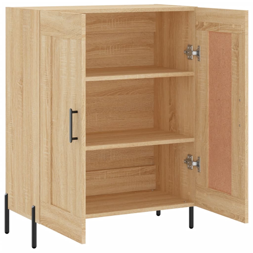 vidaXL Sideboard Sonoma Oak 69.5x34x90 cm Engineered Wood