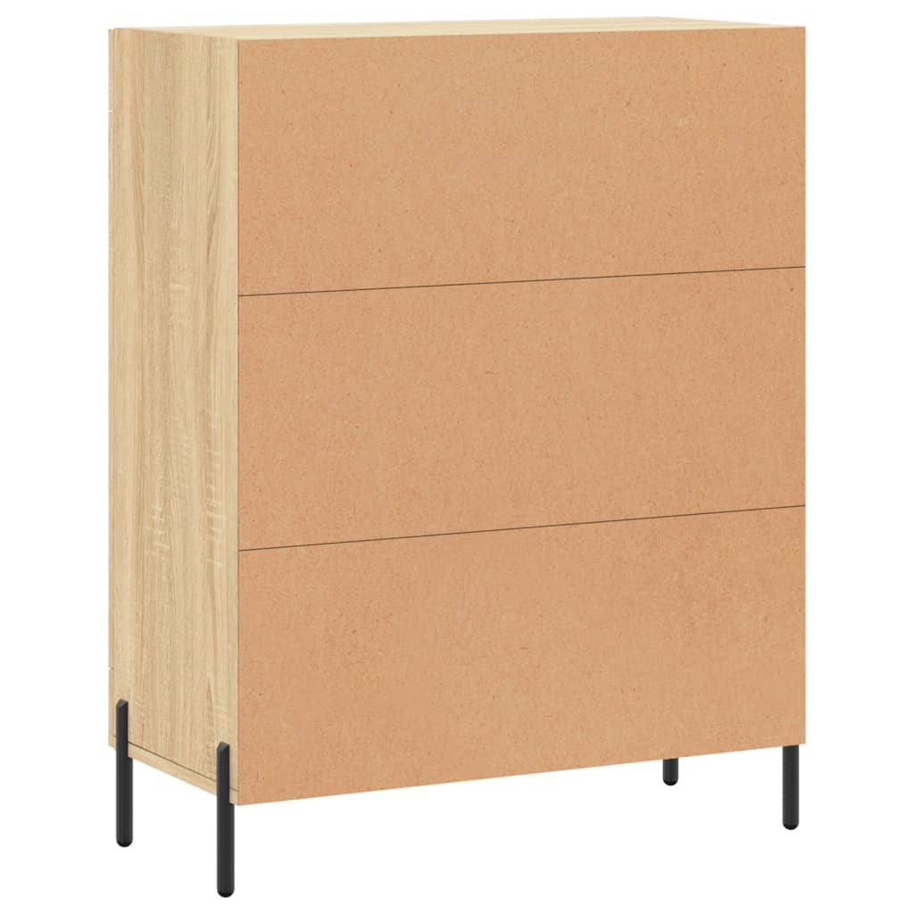 vidaXL Sideboard Sonoma Oak 69,5x34x90 cm Engineered Wood