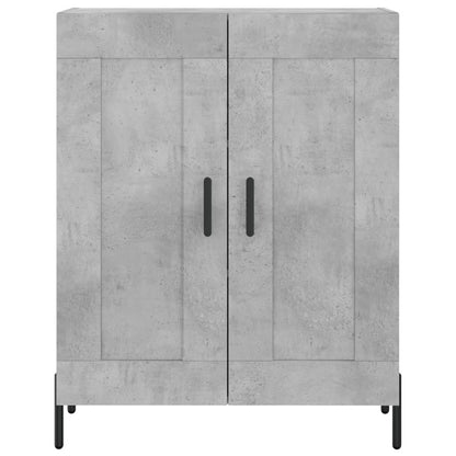 vidaXL Sideboard Concrete Grey 69.5x34x90 cm Engineered Wood