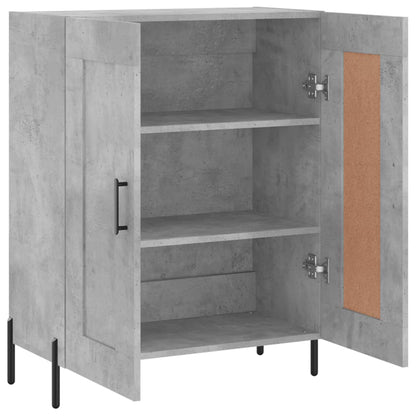 vidaXL Sideboard Concrete Grey 69.5x34x90 cm Engineered Wood