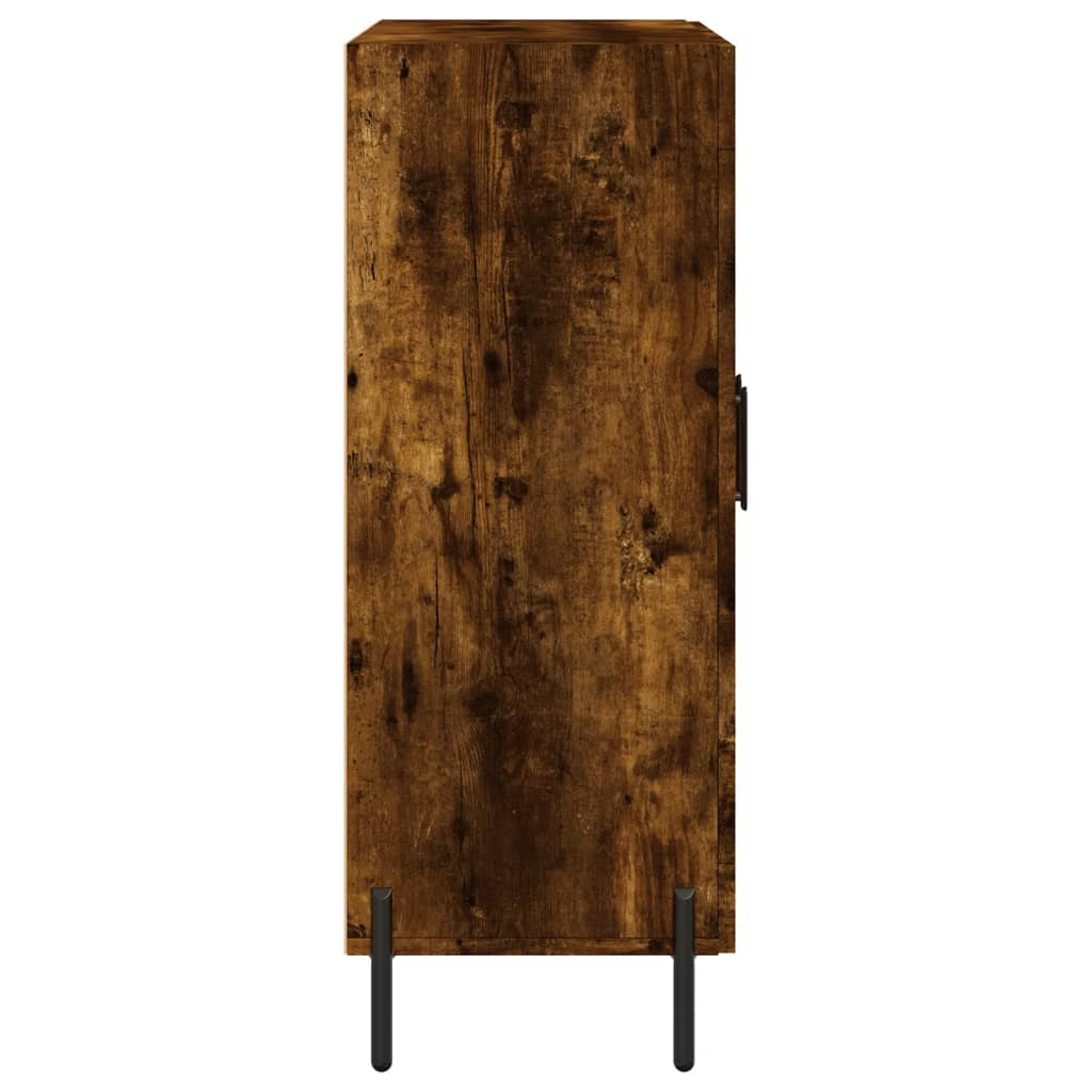 vidaXL Sideboard Smoked Oak 69.5x34x90 cm Engineered Wood